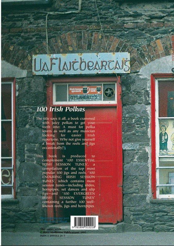 100 Irish Polkas book rear cover