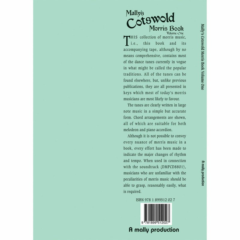 cotswold morris 1 book rear