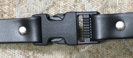 padded leather accordion straps 11cm back strap clasp