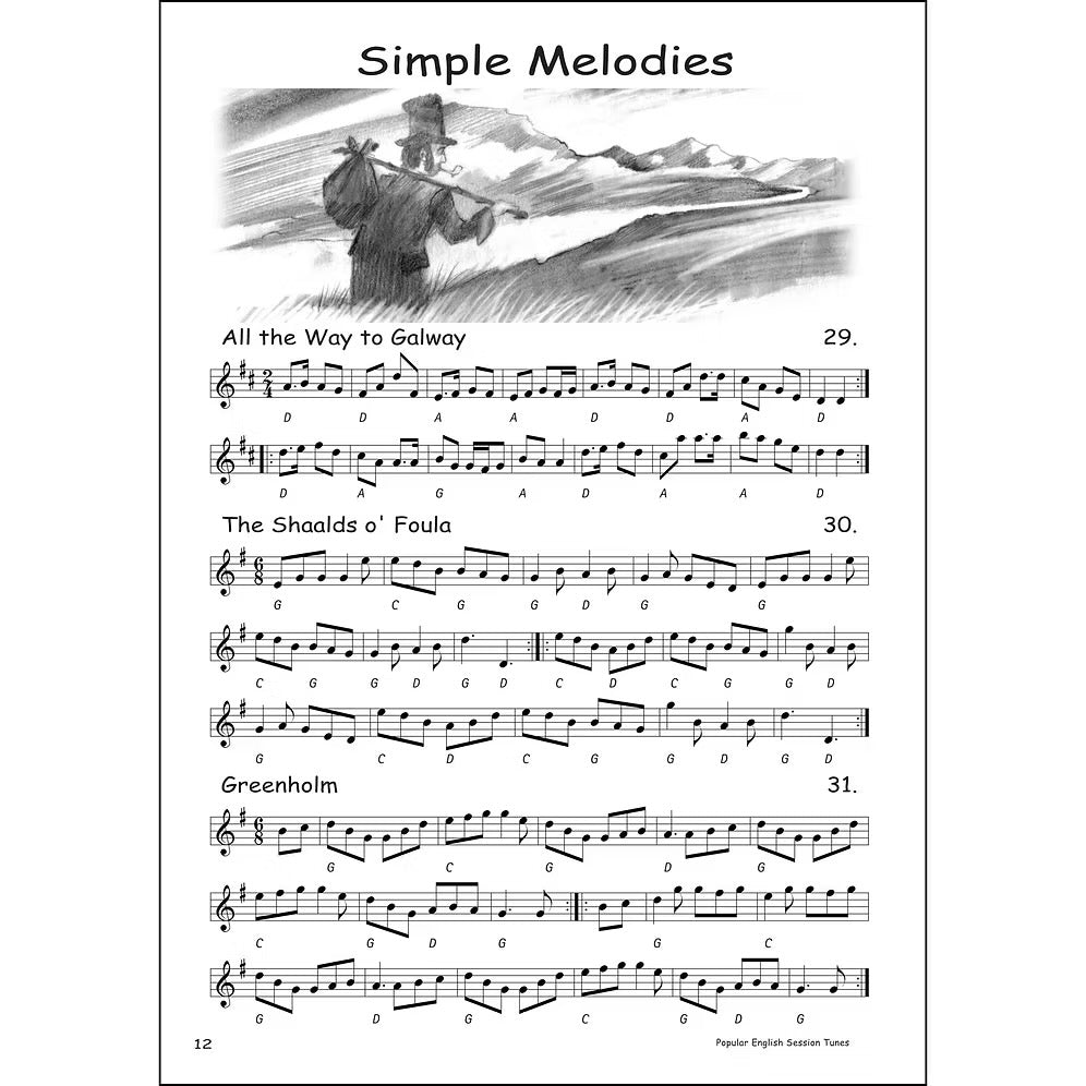 Popular English Session Tunes Book