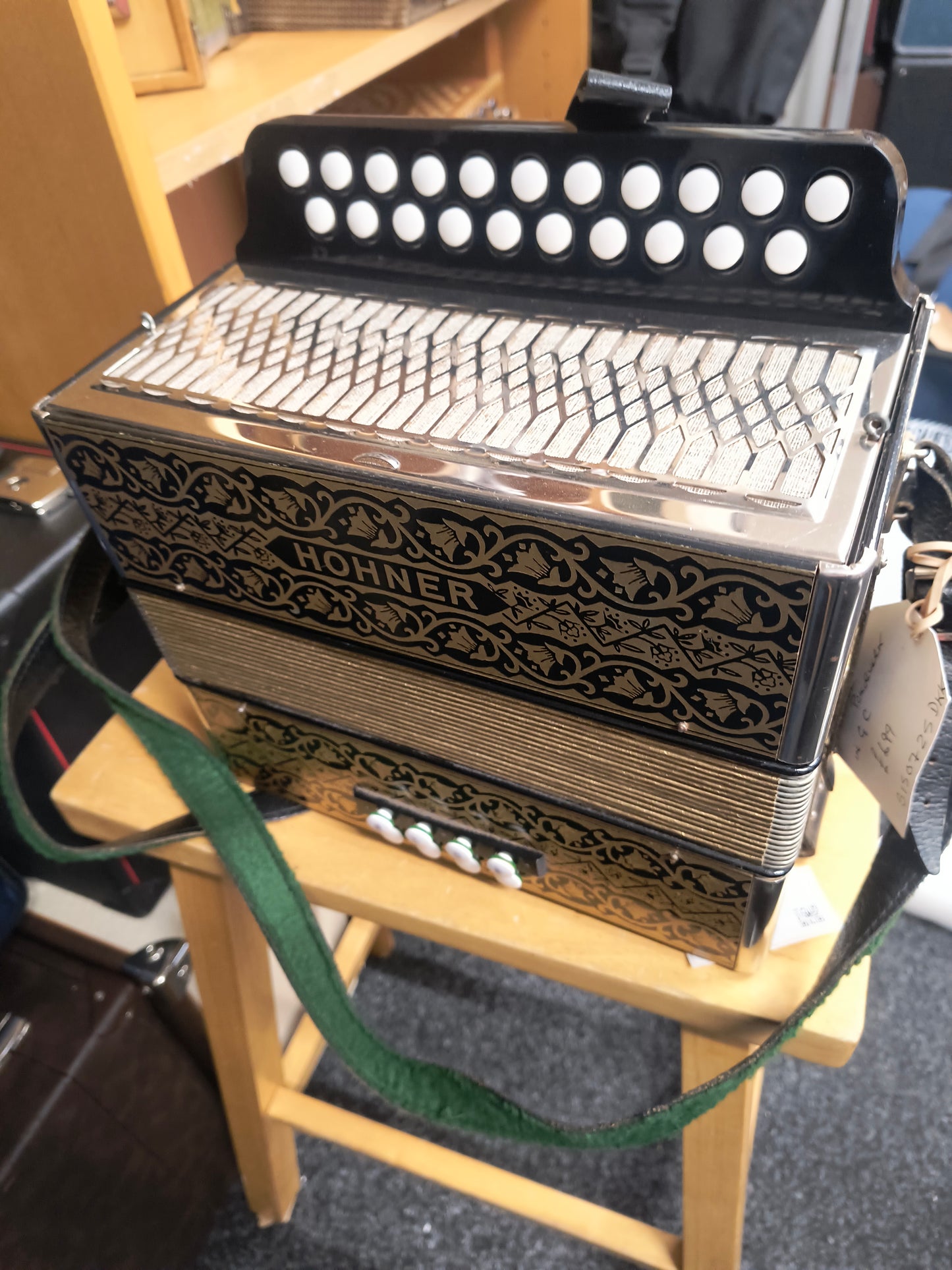 Hohner Pokerwork Melodeon in DG (Preloved)