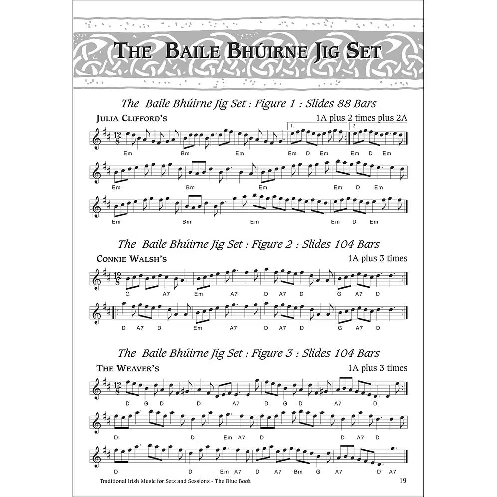 Traditional Irish Music for Sets and Sessions Blue Book