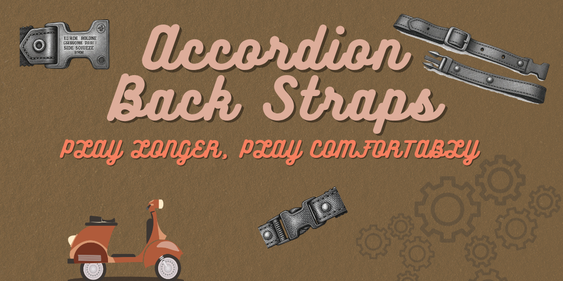 Accordion Back Straps – Play Longer, Play Comfortably