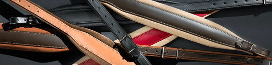 a collection of accordion straps 