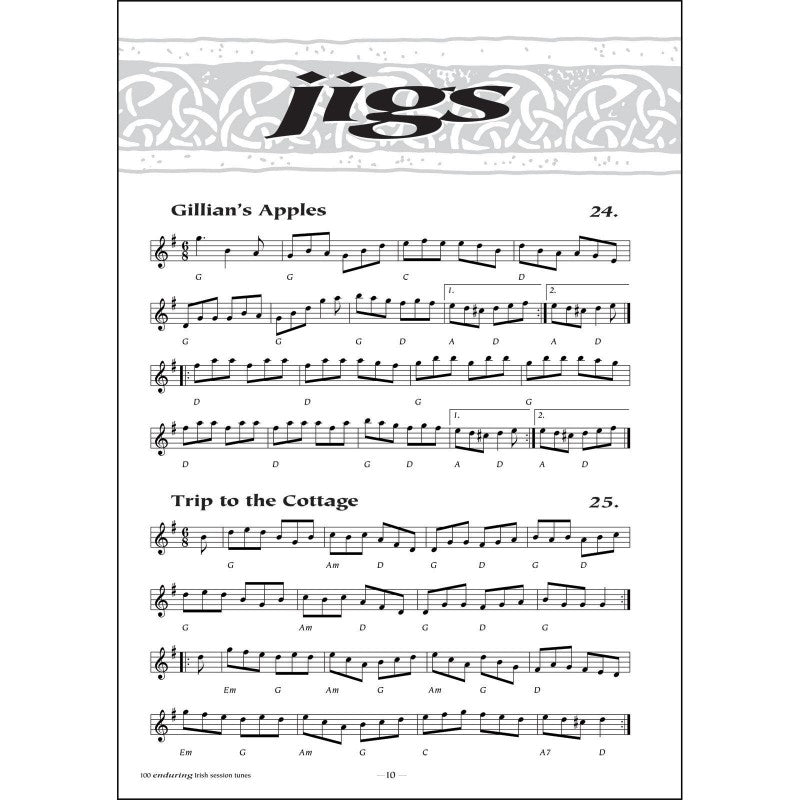 100 Enduring Irish Session Tunes Book