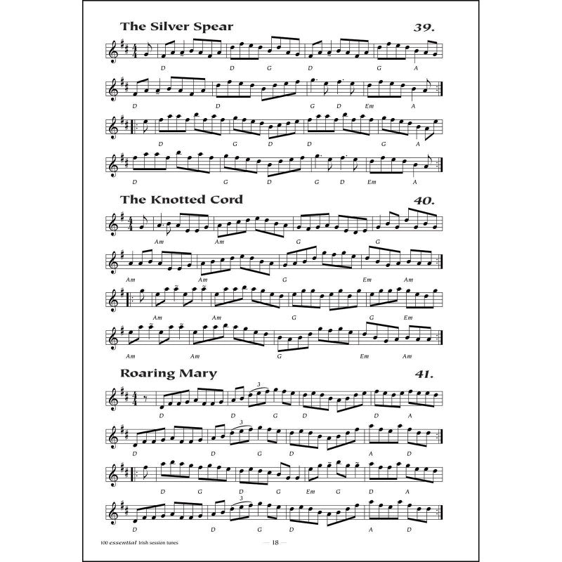 100 Essential Irish Session Tunes Book
