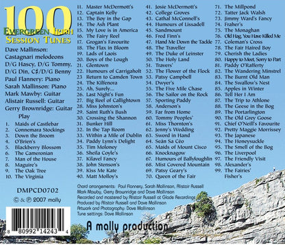 100 Evergreen Irish Session Tunes book by Dave Mallinson cd with titles