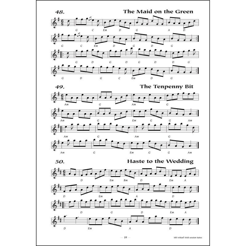 100 Vital Irish Session Tunes Book