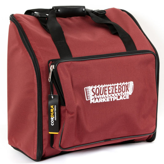 3 row melodeon bag squeezebox marketplace logo in red