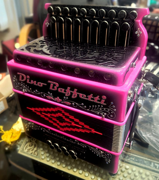 Dino Baffetti Pearl II Melodeon Pink
