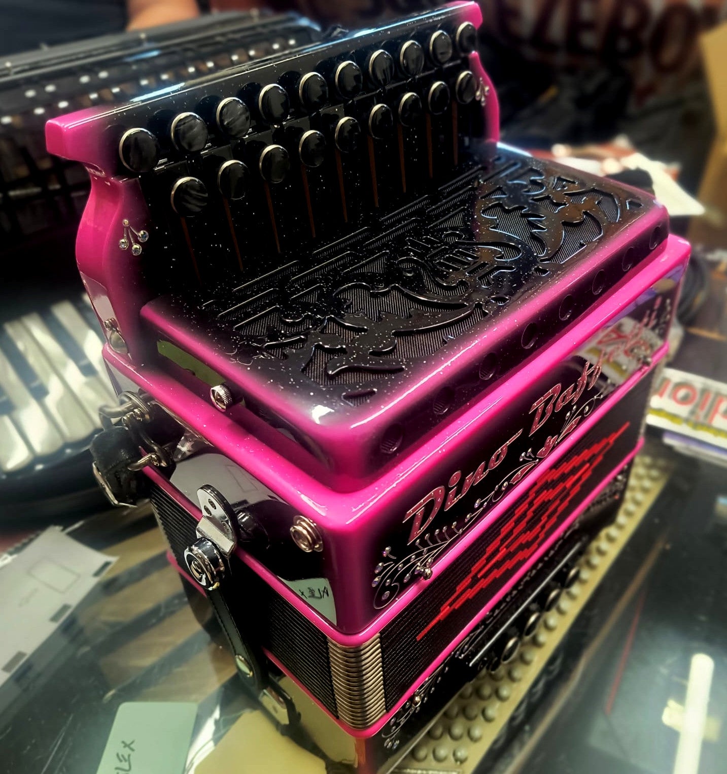Dino Baffetti Pearl II Melodeon Pink
