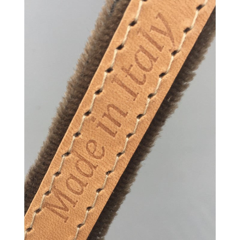 45mm Melodeon & Accordion Straps | Leather Velvet Lined