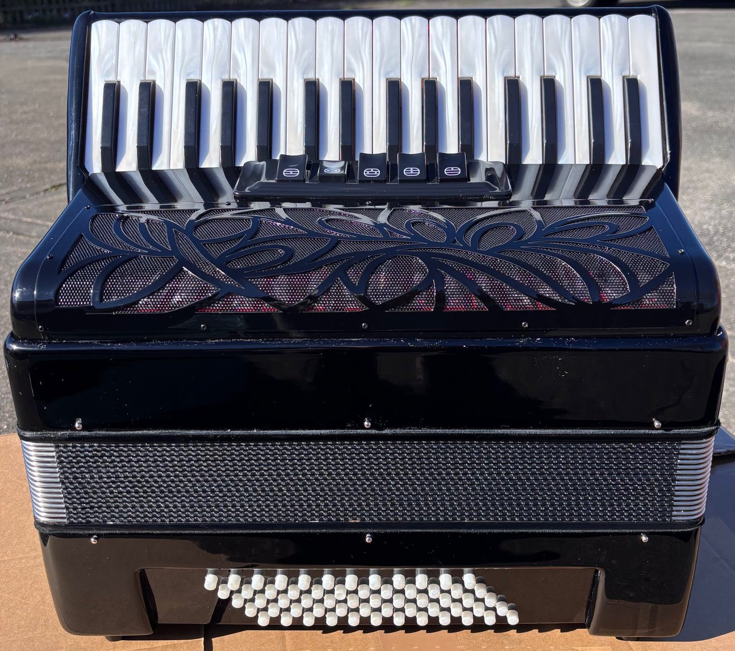 Kingfisher-Sourced Accordion – LMM | 60 Bass | 5 Treble Registers (Limited Stock)