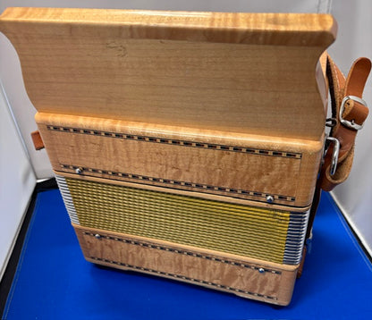 Oakwood Model 2 Melodeon in Figured Maple & Sycamore