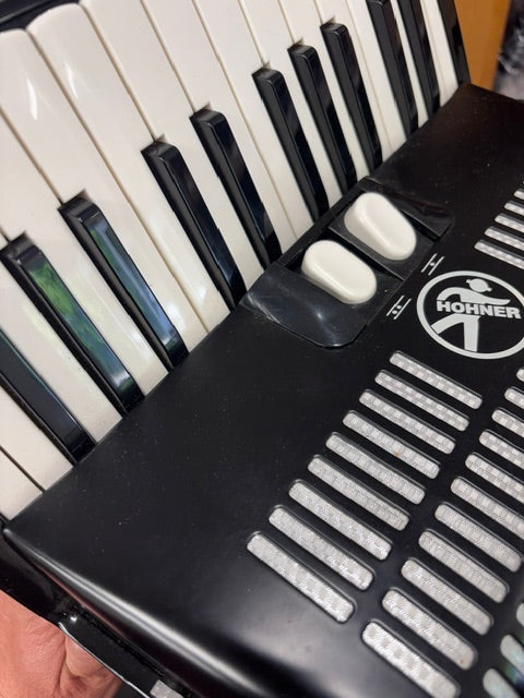 Used Hohner Bravo 48 Bass Piano Accordion