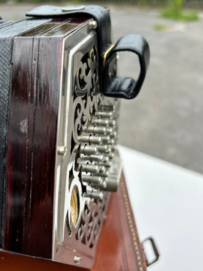 Vintage Wheatstone 48 Button English Concertina | Victorian Era