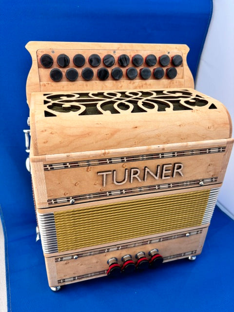 Turner Melodeon D/G | 19 Button 8 Bass