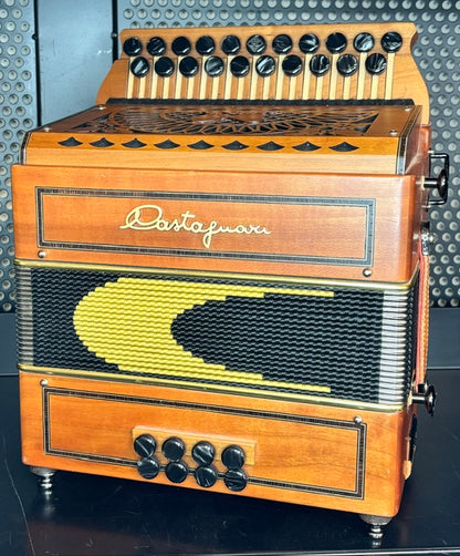 Castagnari Marie Nicole III D/G 3-Voice Melodeon – (Preloved)