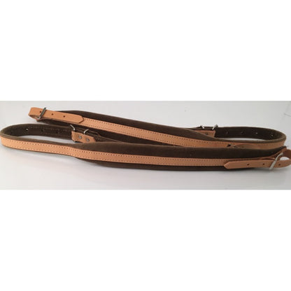45mm Melodeon & Accordion Straps | Leather Velvet Lined