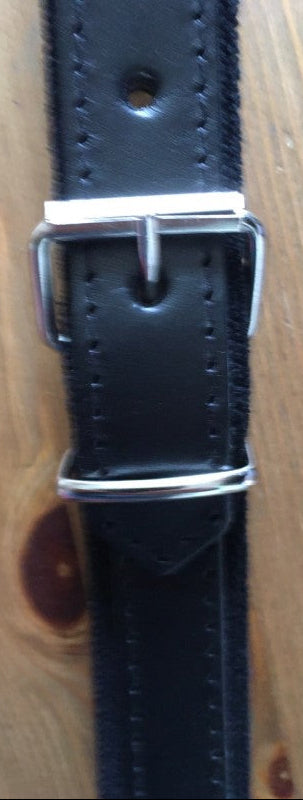 padded leather accordion straps 11cm  mid buckle
