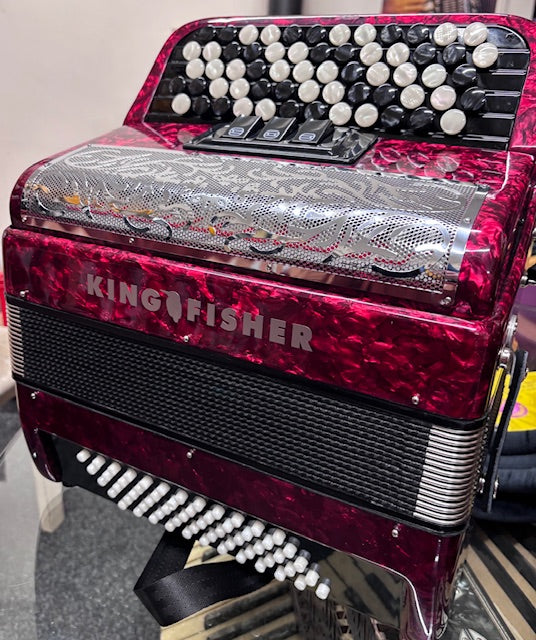 King Fisher 5 row C sytem Button Accordion