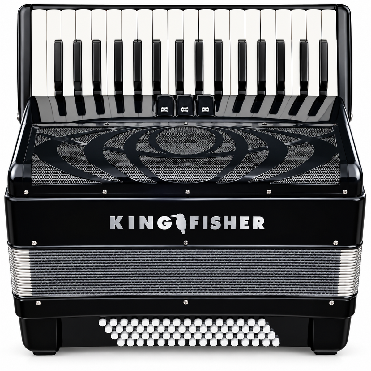 Kingfisher Classic 30/60 Piano Accordion Black