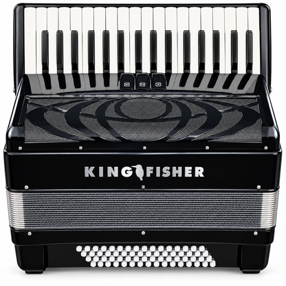Kingfisher Classic 30/60 Piano Accordion Black