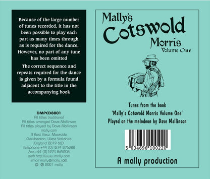 cotswold morris 1 book cd back