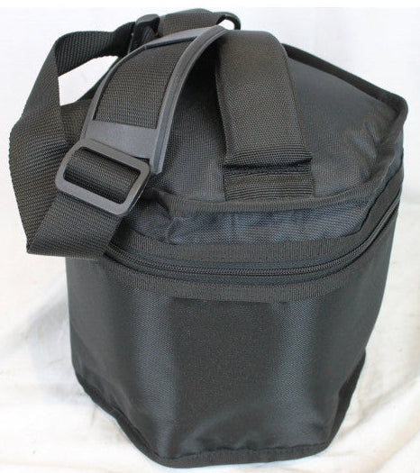 deluxe concertina bag in black