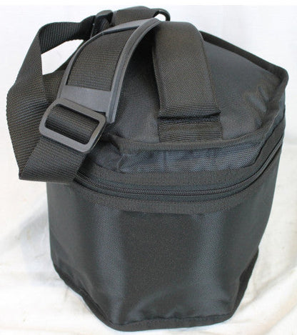 deluxe concertina bag in black