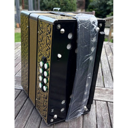 Hohner Pokerwork Melodeon in DG
