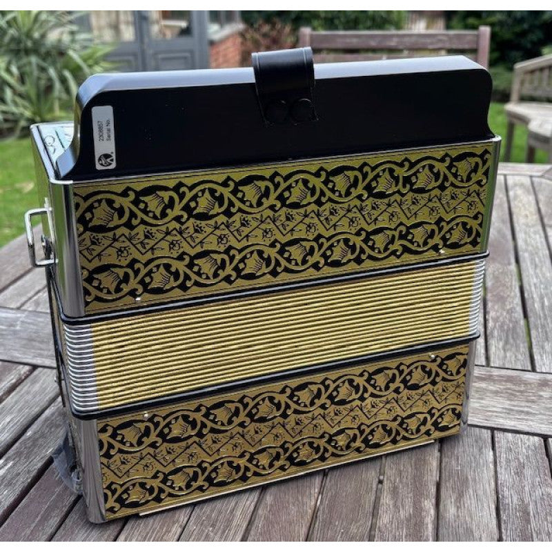 Hohner Pokerwork Melodeon in DG