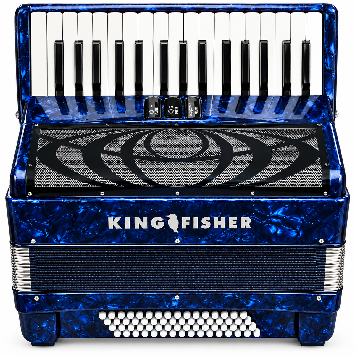 Kingfisher Classic 30/60 Piano Accordion Blue