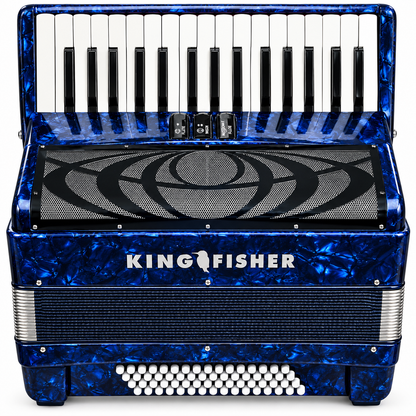 Kingfisher Classic 30/60 Piano Accordion Blue