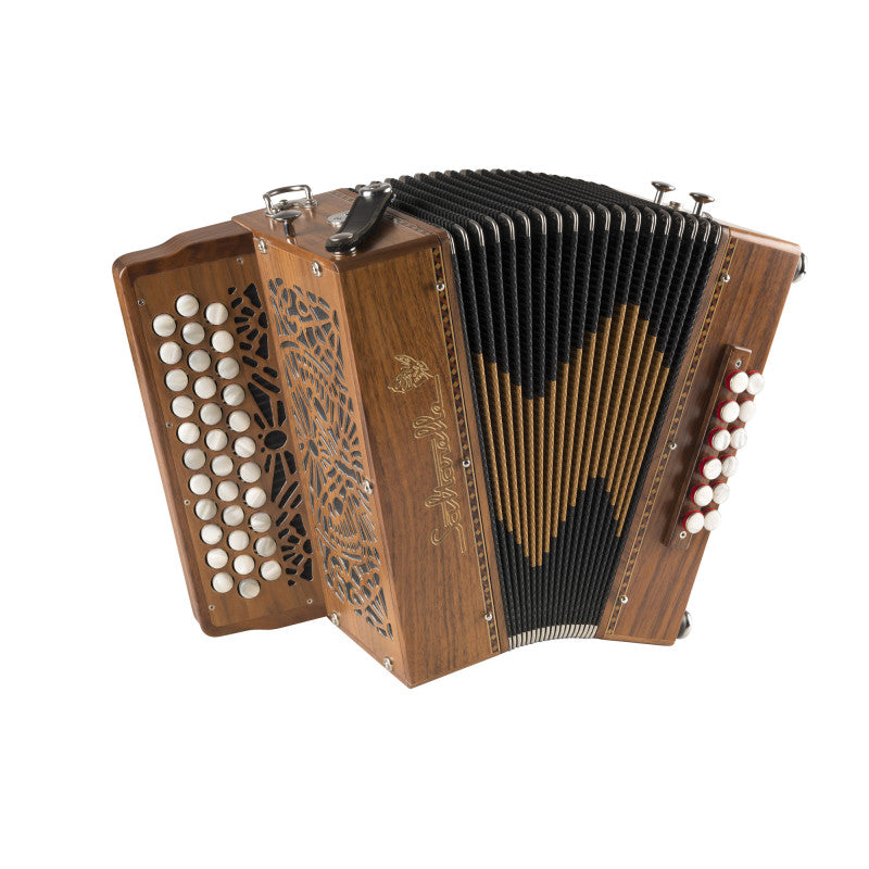 Saltarelle Laurentides Melodeon 3 Row 34 Button 12 Bass