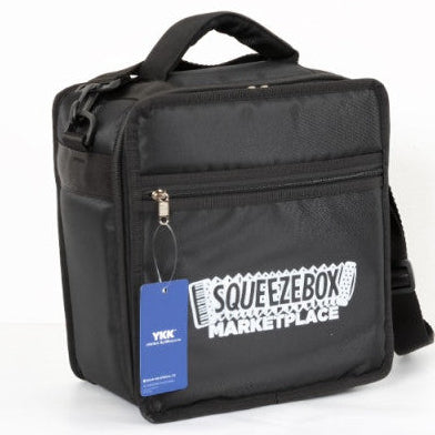 Small melodeon gig bag designed for Castagnari Lilly and similar single-voice melodeons