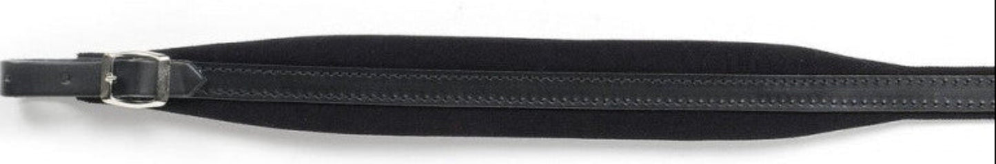 melodeon or small accordion strap padded italian black 4.5cm wide 