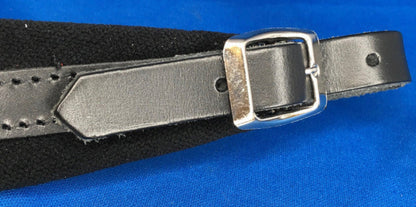 melodeon or small accordion strap padded italian black top bucle