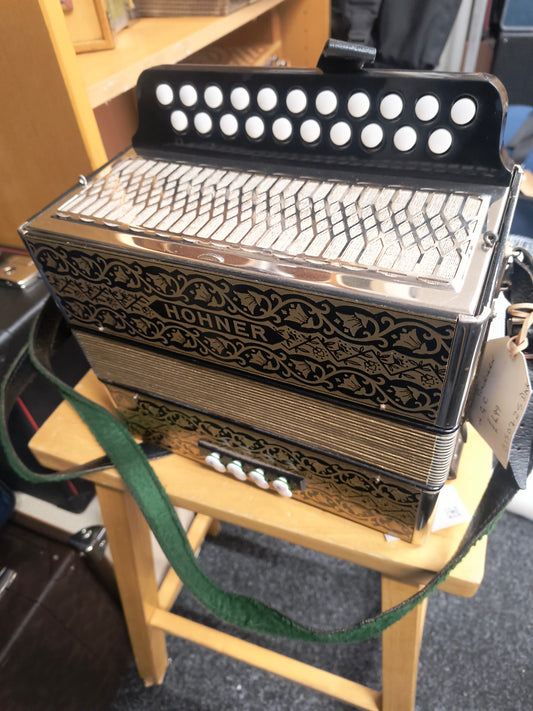 Hohner Pokerwork Melodeon in DG (Preloved)